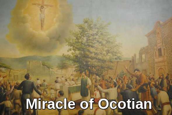 Miracle of Ocotian - Jesus appears to thousands